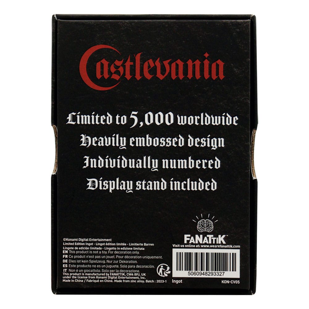 Castlevania Metallbarren Dracula Limited Edition