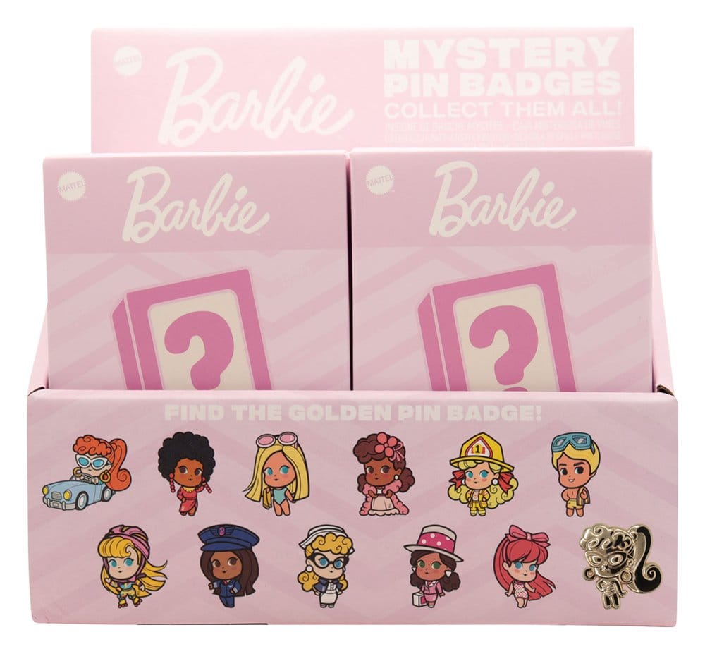 Barbie Mystery Ansteck-Pins Blind Box Display (12)