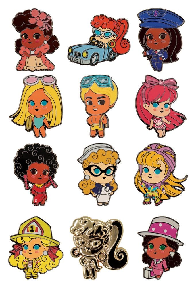 Barbie Mystery Ansteck-Pins Blind Box Display (12)