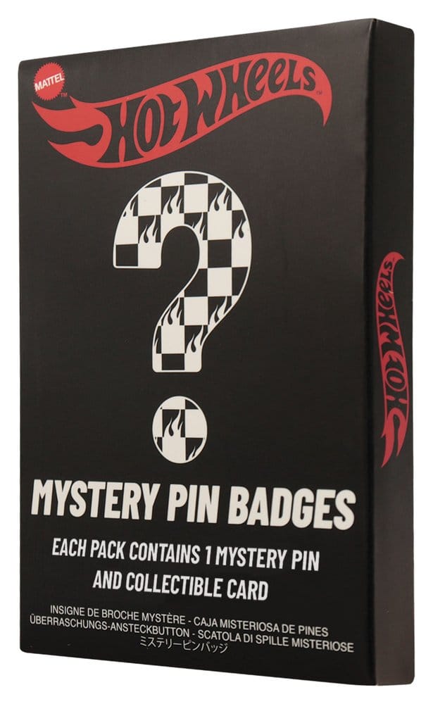 Hot Wheels Mystery Ansteck-Pins Blind Box Display (12)