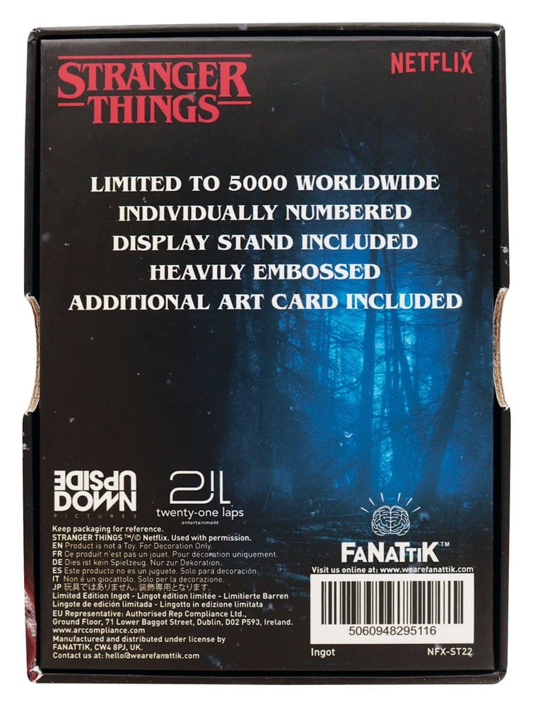 Stranger Things 5 Metallbarren Vecna Lives Limited Edition