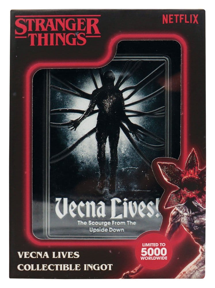 Stranger Things 5 Metallbarren Vecna Lives Limited Edition