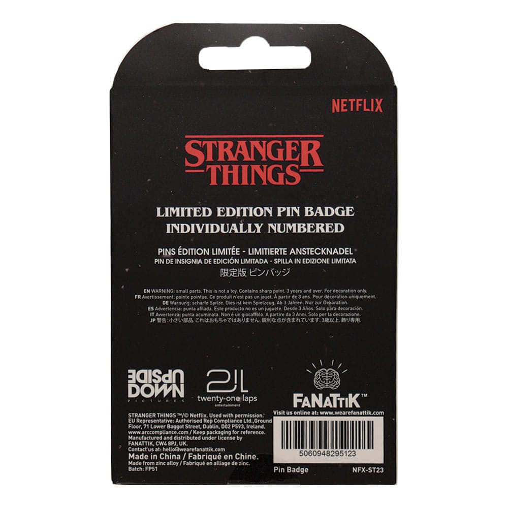 Stranger Things Ansteck-Pin Castle Byers Limited Edition