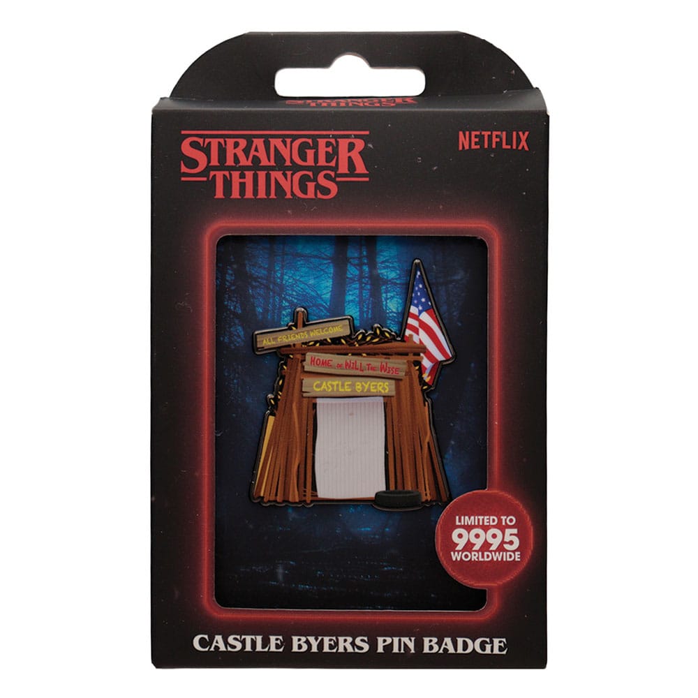 Stranger Things Ansteck-Pin Castle Byers Limited Edition