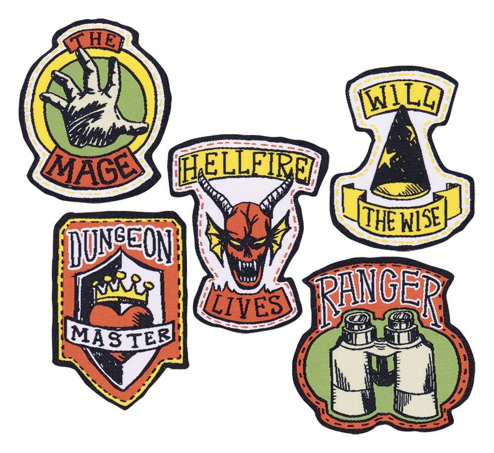 Stranger Things Stoffaufnäher 5er-Pack