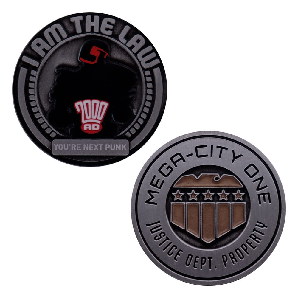 2000 AD Sammelmünze Judge Dredd Mega-City One Limited Edition
