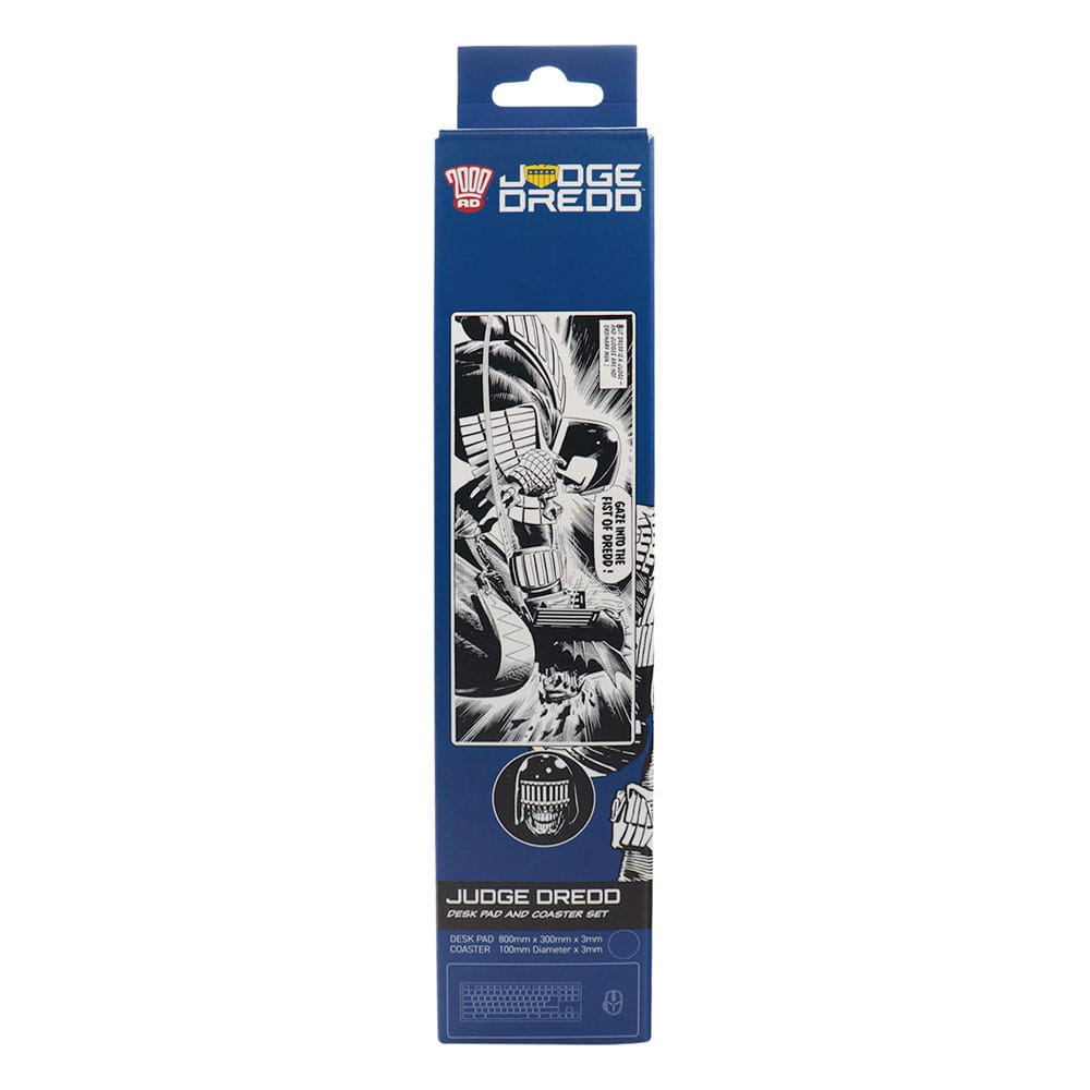 2000 AD Schreibtischunterlage & Untersetzer Judge Dredd
