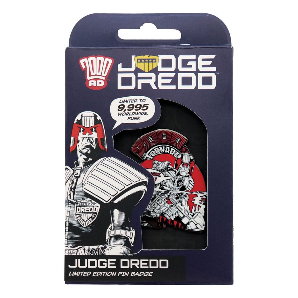 2000 AD Ansteck-Pin Judge Dredd You're Next Punk Limited Edition