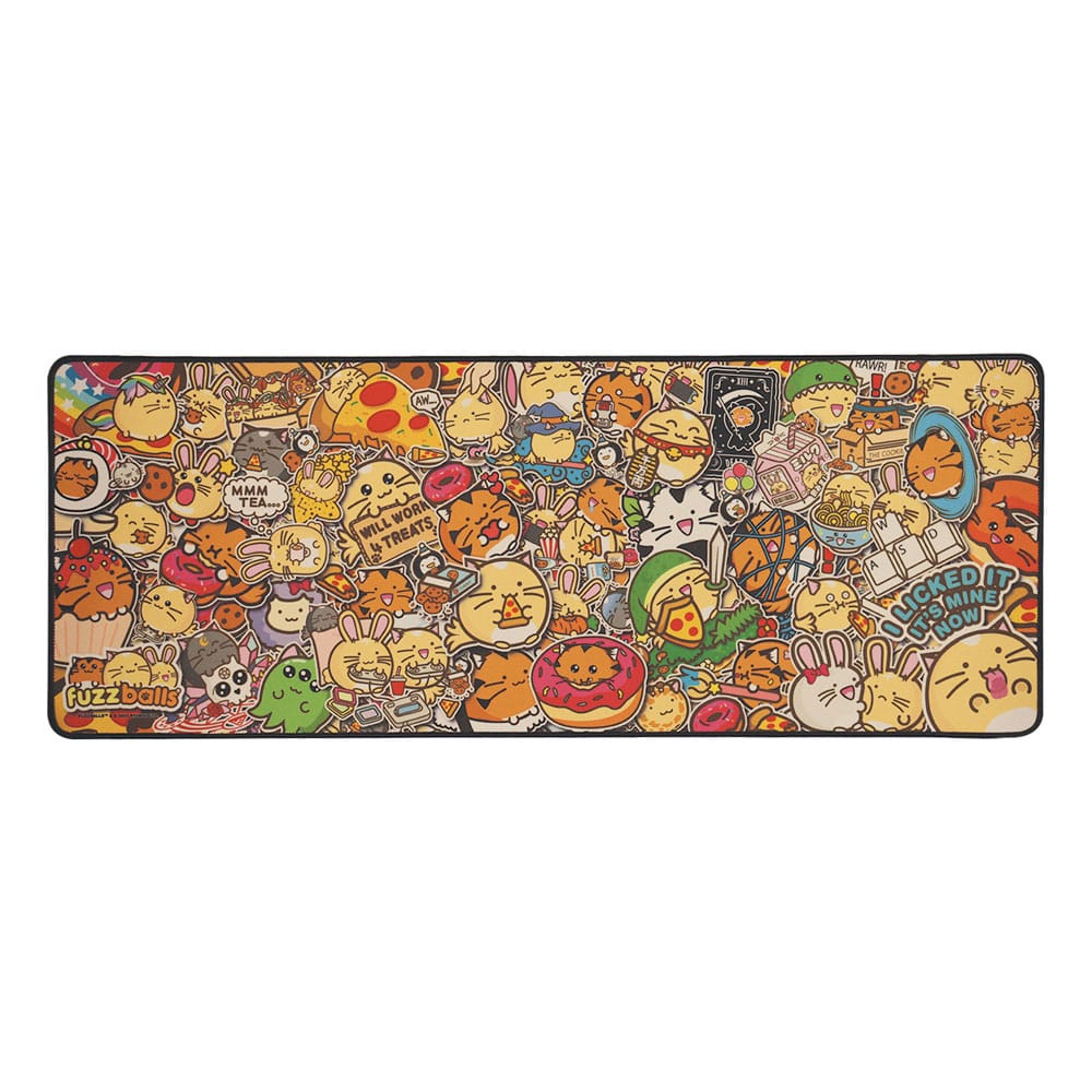 Fuzzballs Schreibtischunterlage & Untersetzer