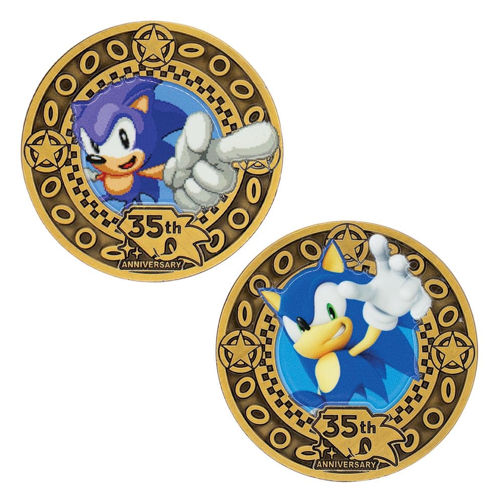 Sonic the Hedgehog Sammelmünze 35. Jubiläum Limited Edition