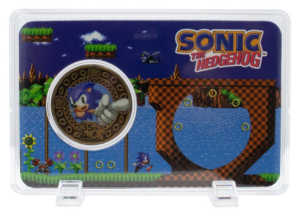 Sonic the Hedgehog Sammelmünze 35. Jubiläum Limited Edition
