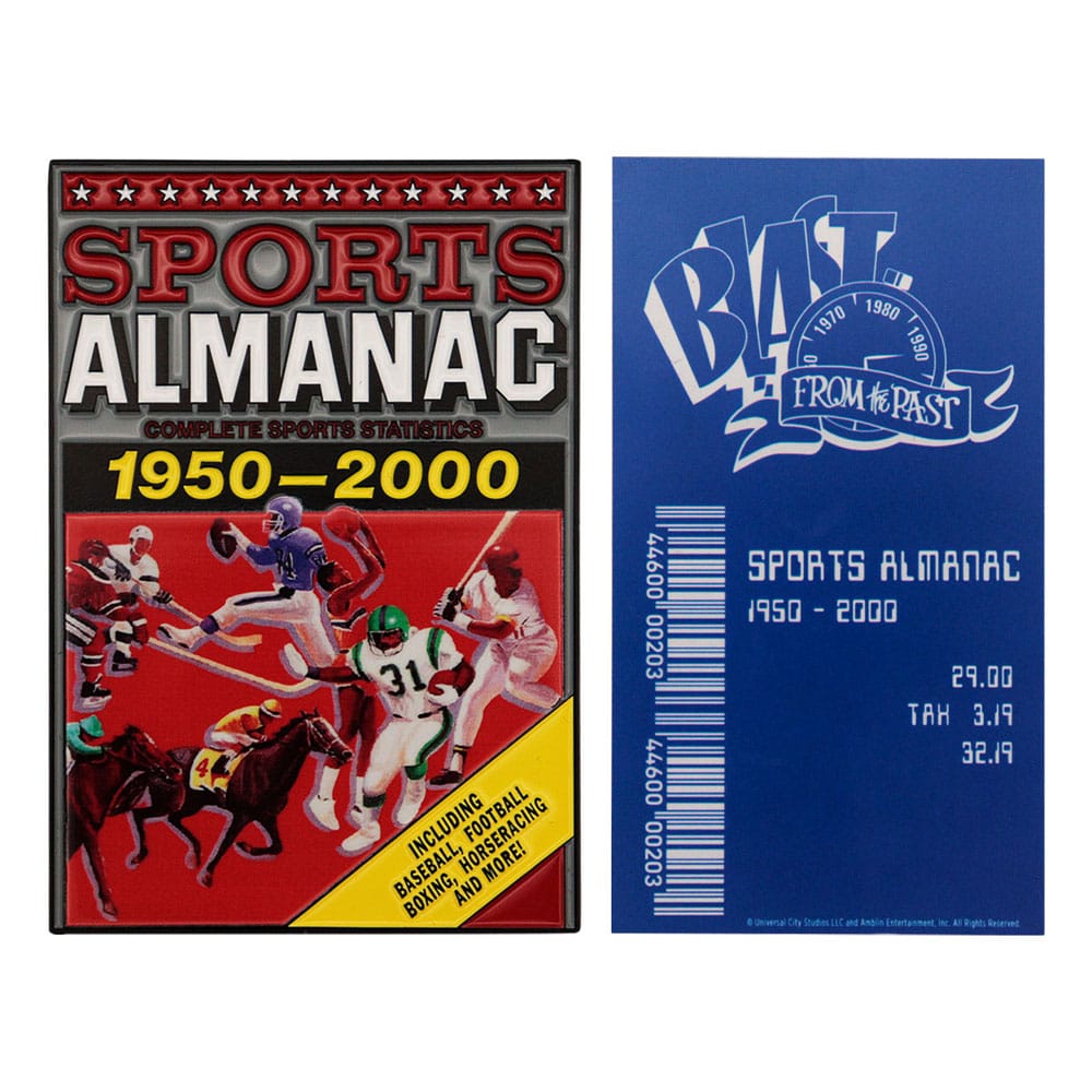 Zurück in die Zukunft Metallbarren Sport Almanac Limited Edition