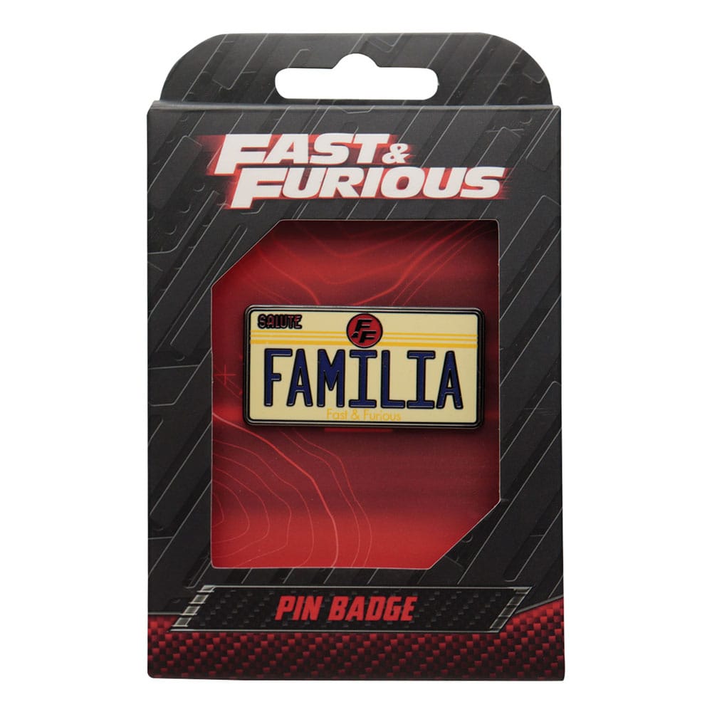Fast & Furious Ansteck-Pin Familia License Plate