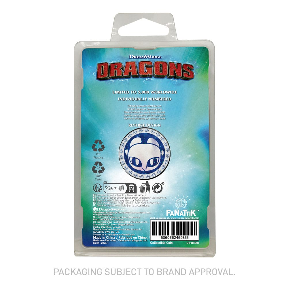 Drachenzähmen leicht gemacht Sammelmünze Limited Edition