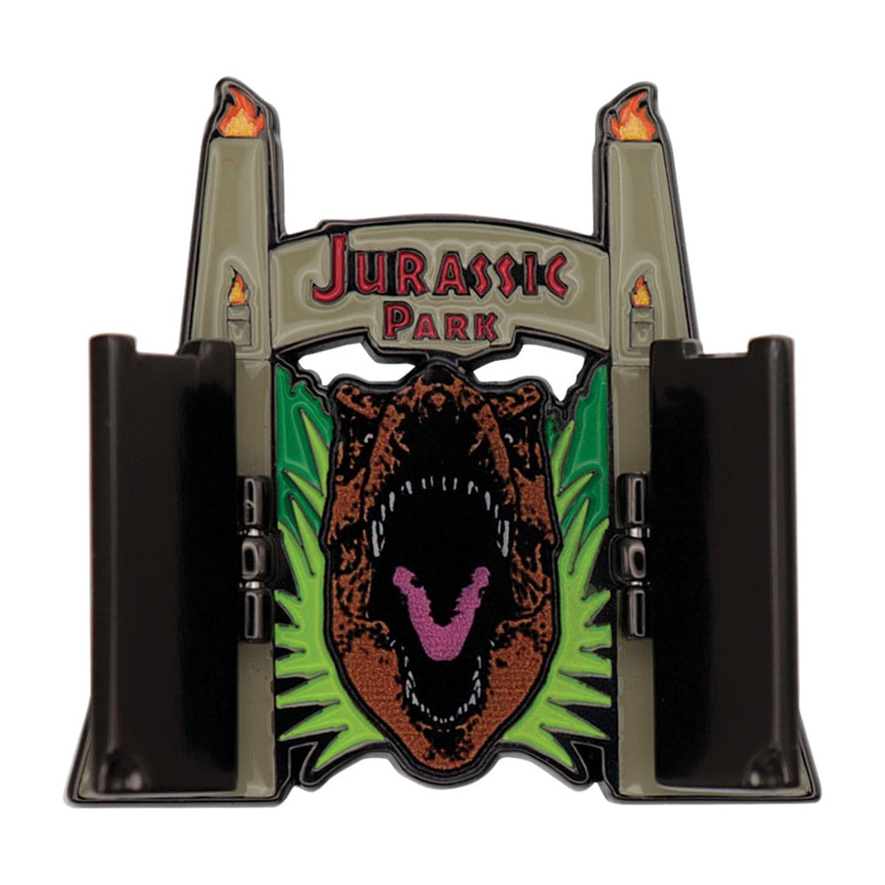 Jurassic Park Ansteck-Pin Gates Hinged