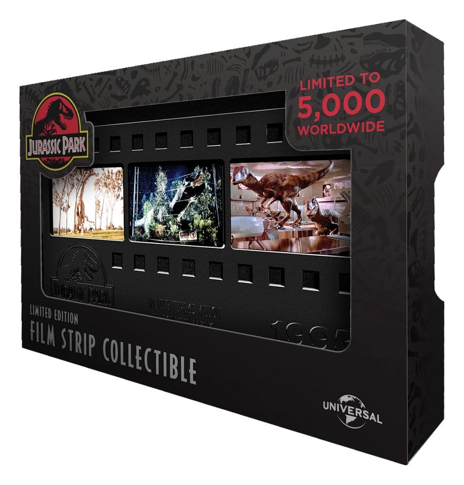 Jurassic Park Metallbarren Metal Film Strip Collectible 12 cm