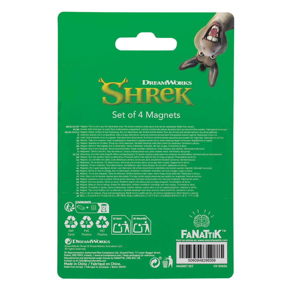Shrek Magneten 4er-Set