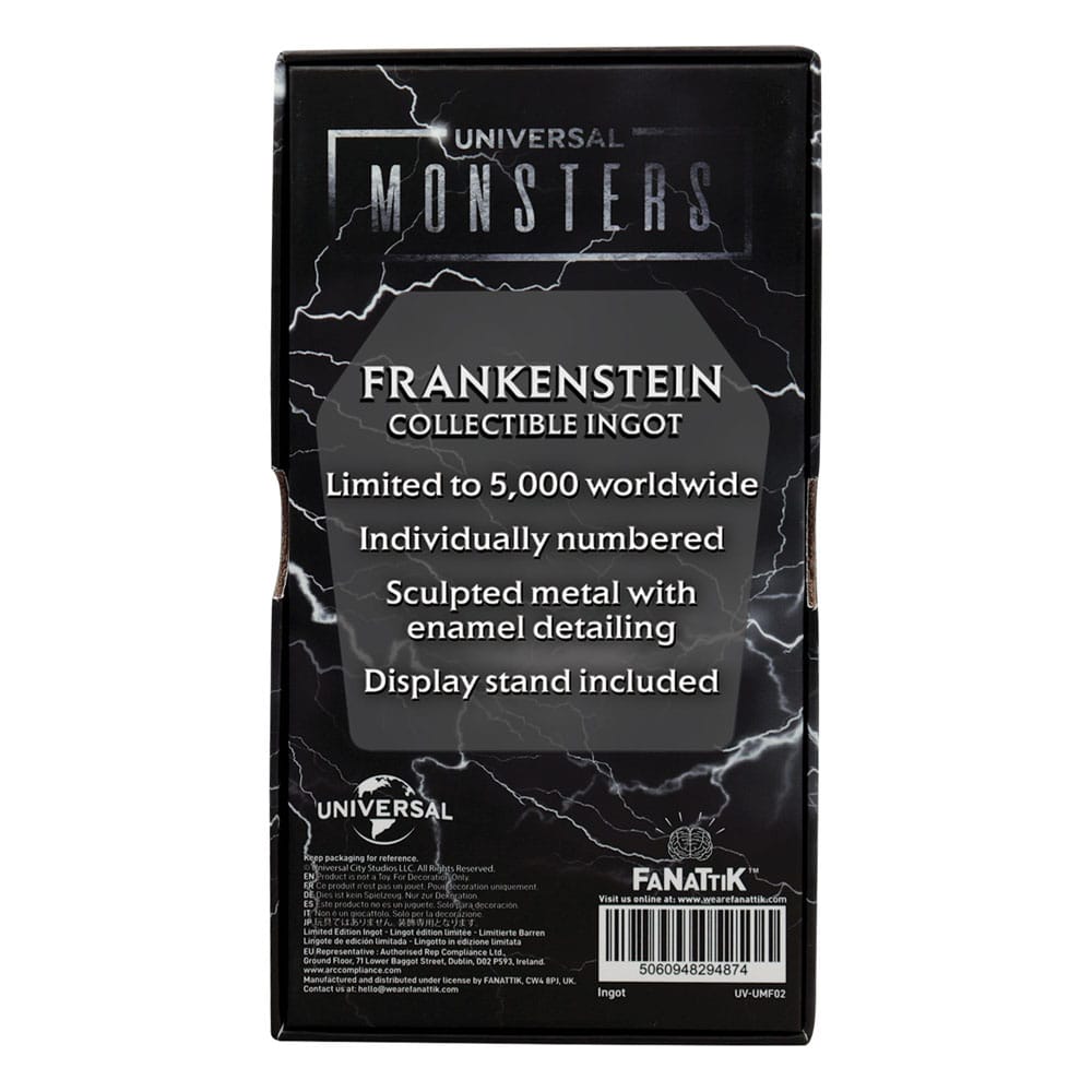 Universal Monsters Metallbarren Frankenstein´s Monster Limited Edition