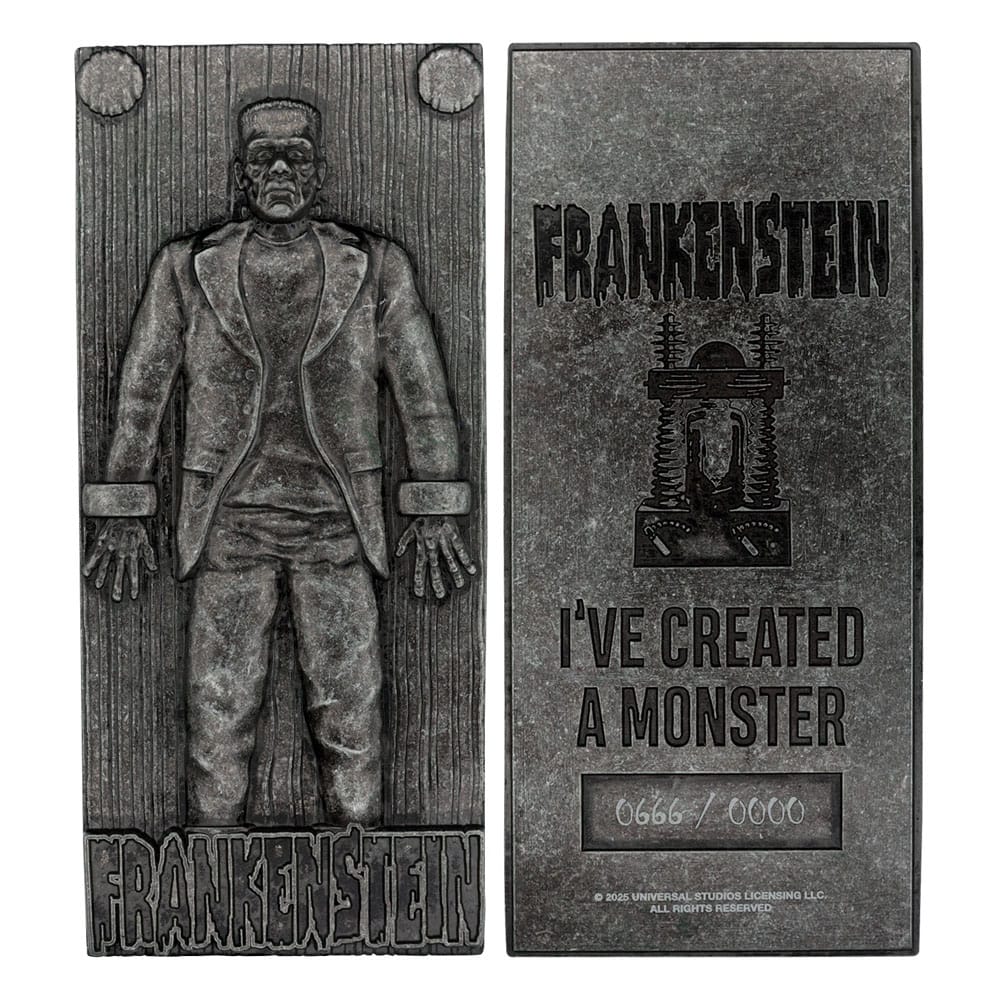 Universal Monsters Metallbarren Frankenstein´s Monster Limited Edition