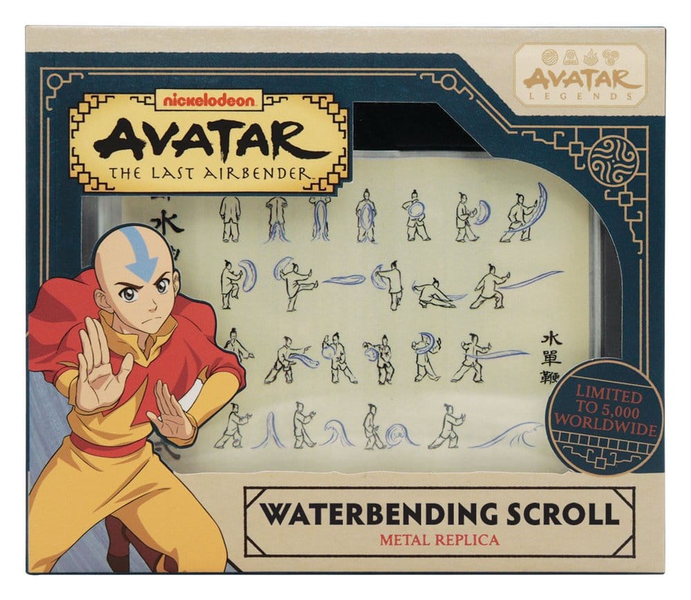Avatar Der Herr der Elemente Replik Waterbending Scroll