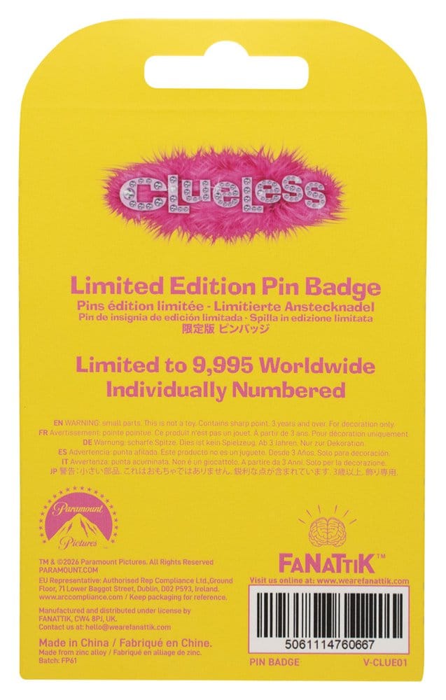 Clueless Ansteck-Pin Total Betty Limited Edition