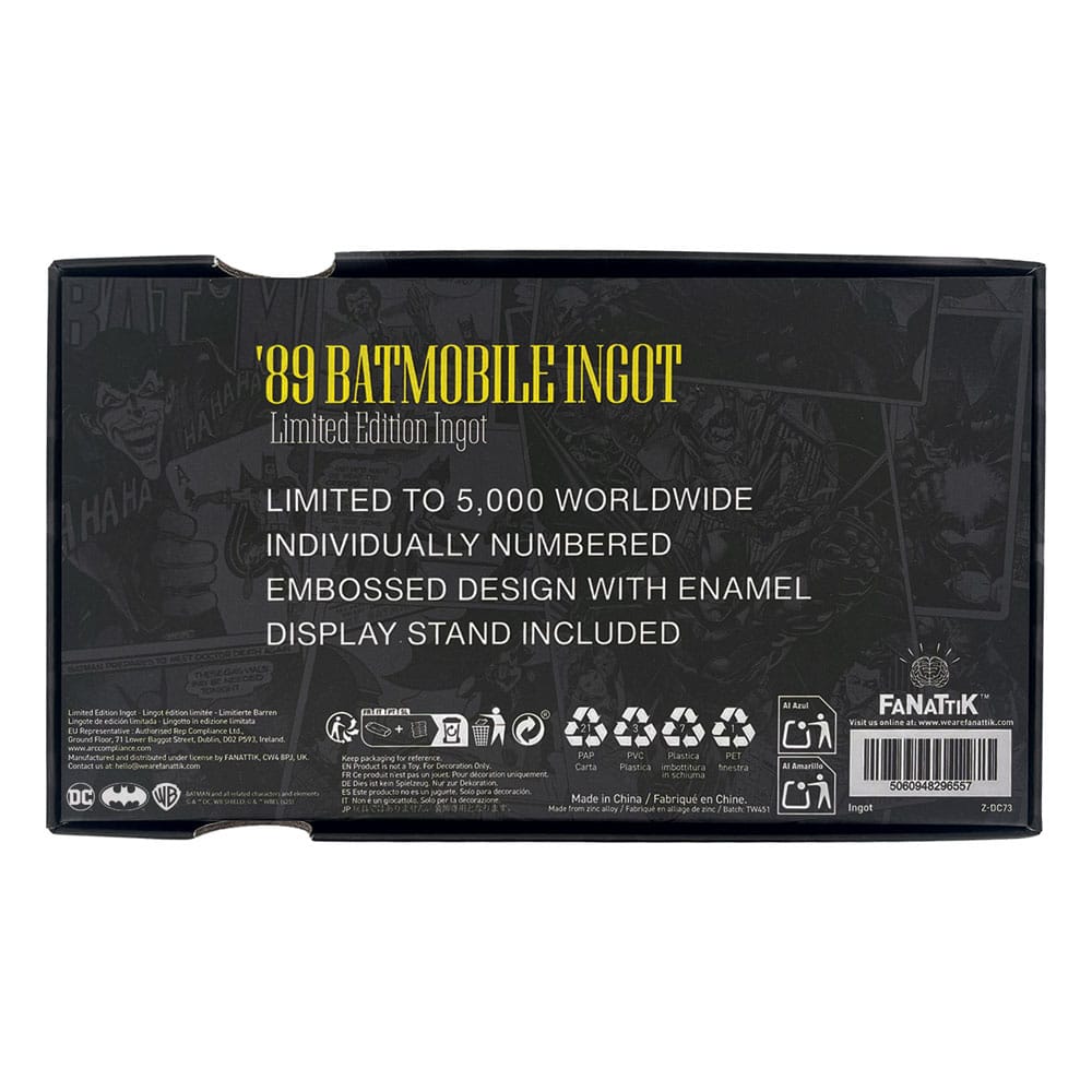 DC Comics Metallbarren Batman Batmobile XL Limited Edition