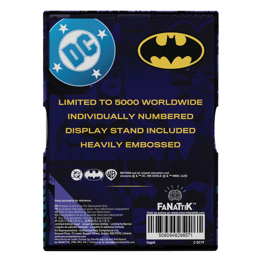 DC Comics Metallbarren Batman Detective Comics #9 Limited Edition