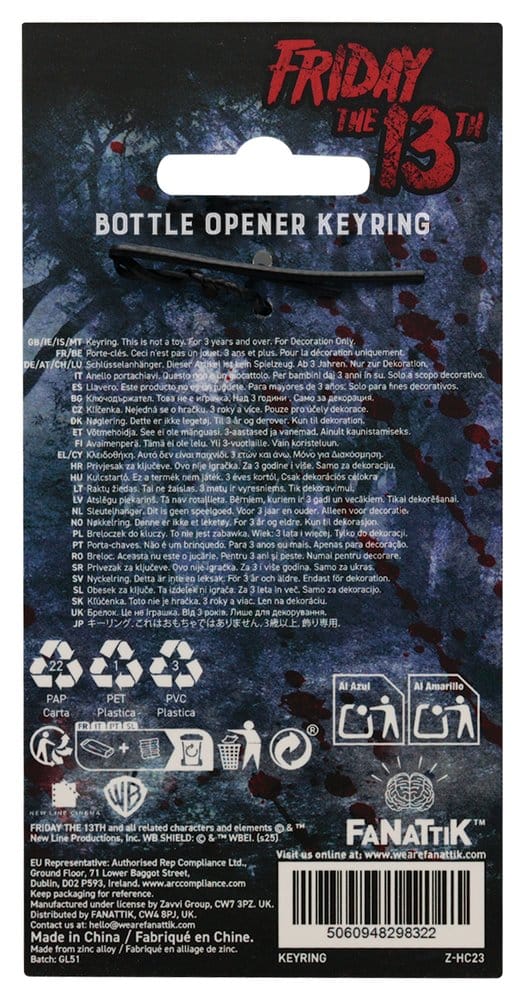 Friday the 13th Flaschenöffner Hockey Mask