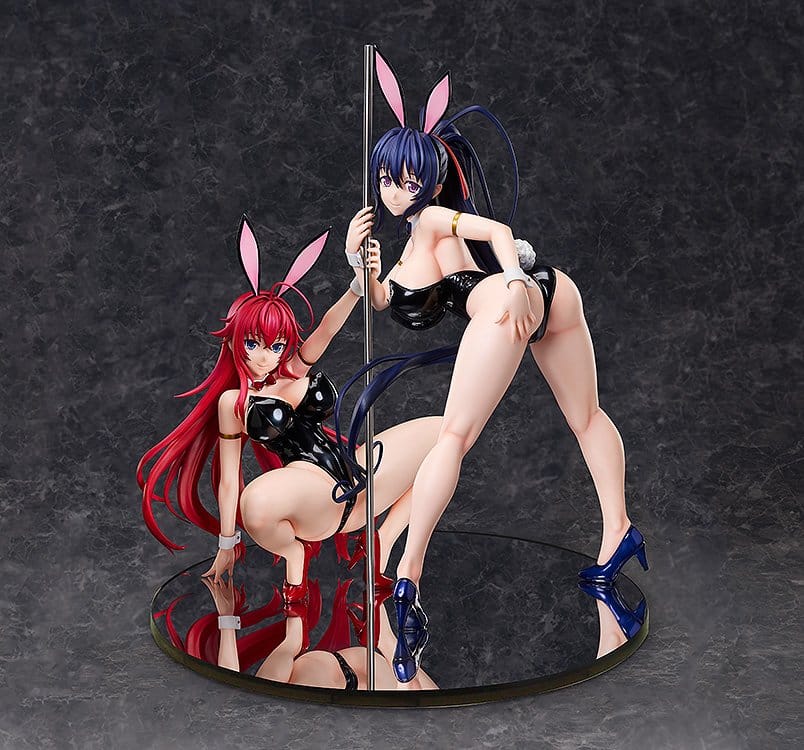High School DxD HERO PVC Figur 1/4 Akeno Himejima: Bare Leg Bunny Ver. 2nd 41 cm