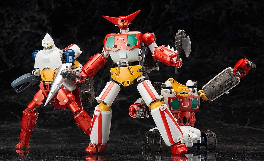 Getter Robo Dynamic Change R Actionfiguren Set (re-run)