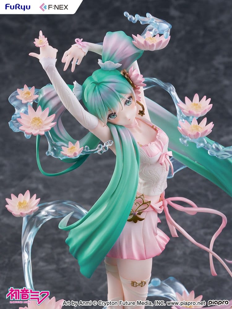 Hatsune Miku F:NEX PVC Statue 1/7 Water lily Ver. 27 cm