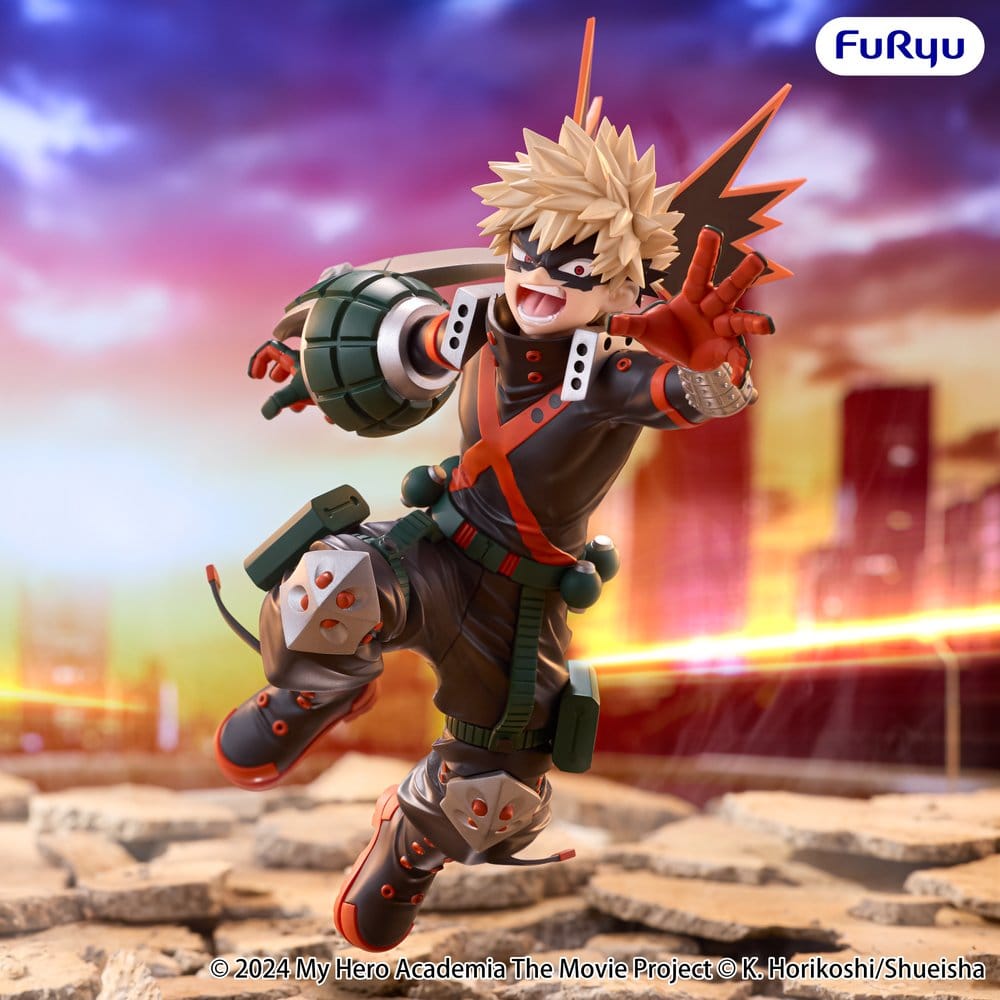 My Hero Academia: You're Next Muchute PVC Figur Katsuki Bakugo 25 cm