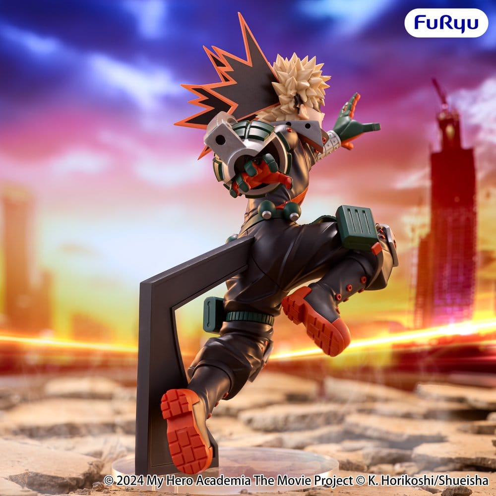 My Hero Academia: You're Next Muchute PVC Figur Katsuki Bakugo 25 cm