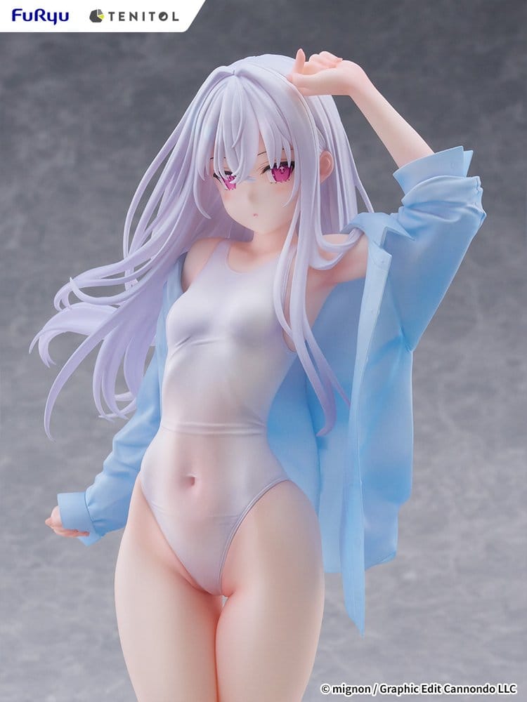 Mignon Works Tenitol Tall PVC Figur Shiro Swimsuit Ver. 30 cm