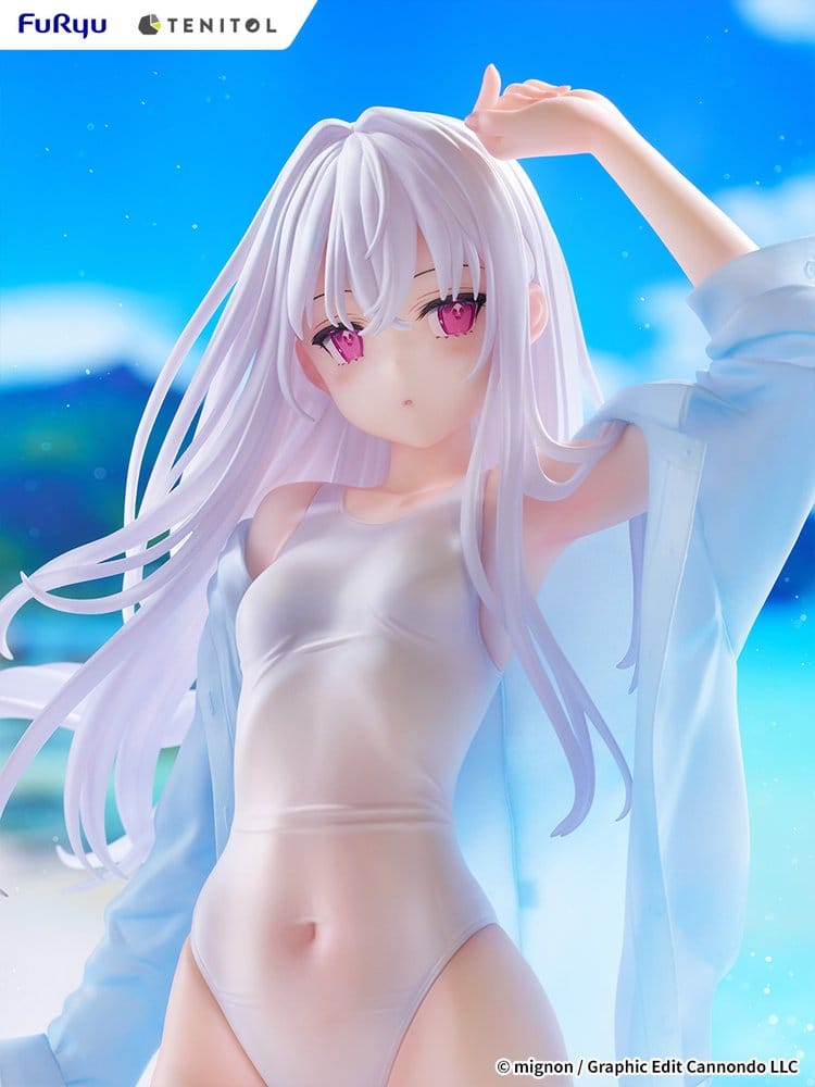 Mignon Works Tenitol Tall PVC Figur Shiro Swimsuit Ver. 30 cm