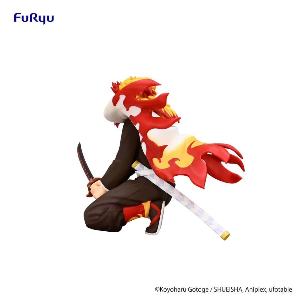 Demon Slayer: Kimetsu no Yaiba Noodle Stopper PVC Statue Rengoku Kyojuro Battle Ver. 10 cm