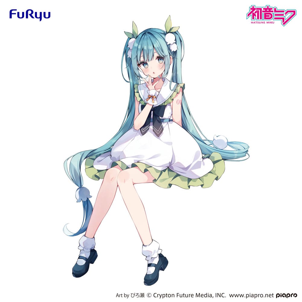 Hatsune Miku Noodle Stopper PVC Statue Flower Fairy Lily of the Valley 14 cm