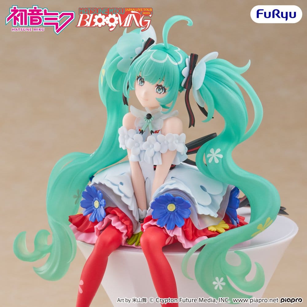 Hatsune Miku Noodle Stopper PVC Statue Hatsune Miku Japan Live Tour 2025 Blooming 14 cm