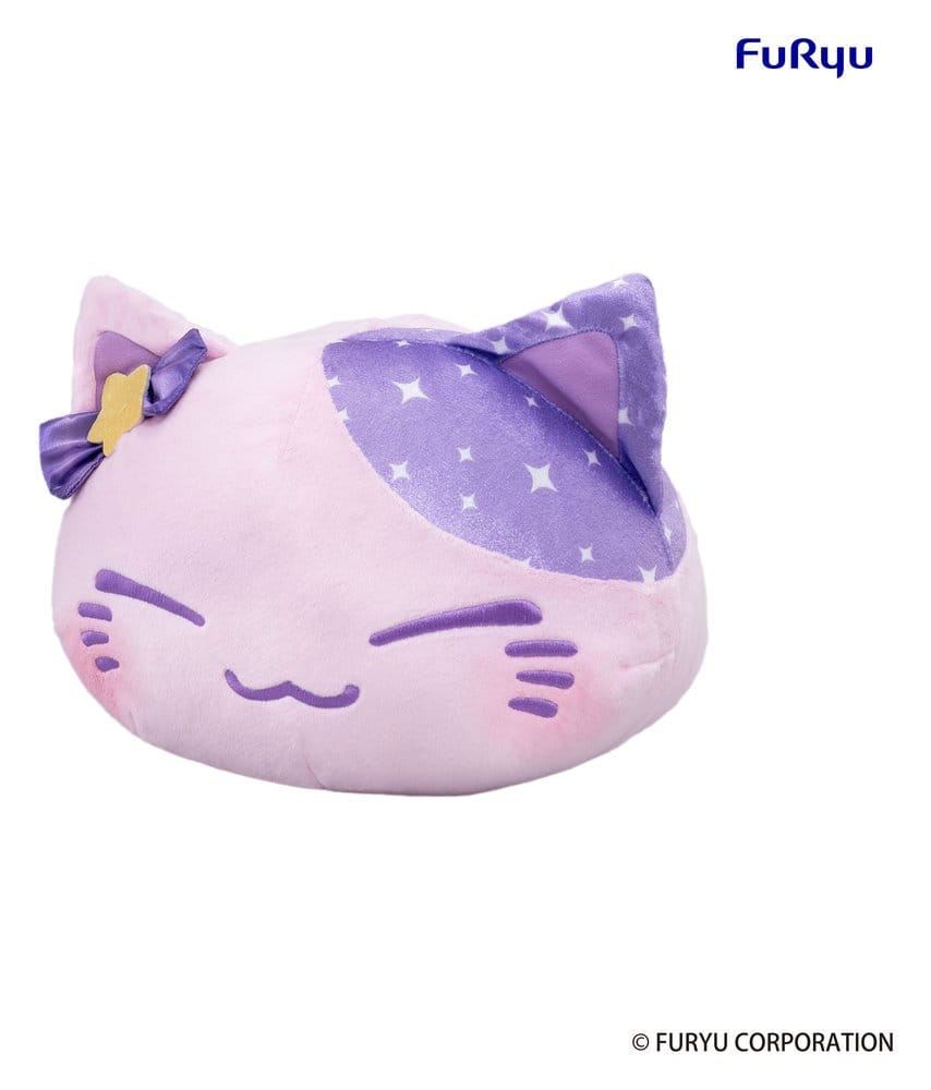 Nemuneko Cat Big Plush Plüschfigur Purple 35 cm