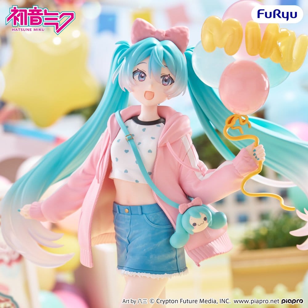 Hatsune Miku Muchute PVC Figur Theme Park Date Version 19 cm