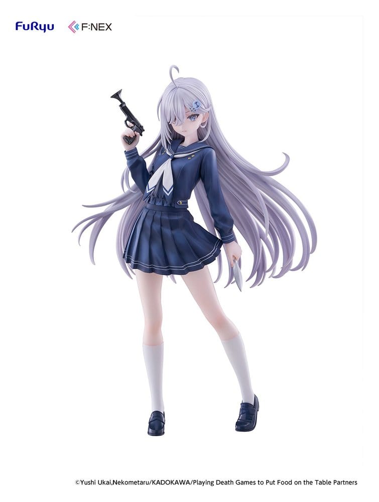 Playing Death Games to Put Food on the Table PVC Figur 1/7 Yuki School Uniform Ver. 24 cm
