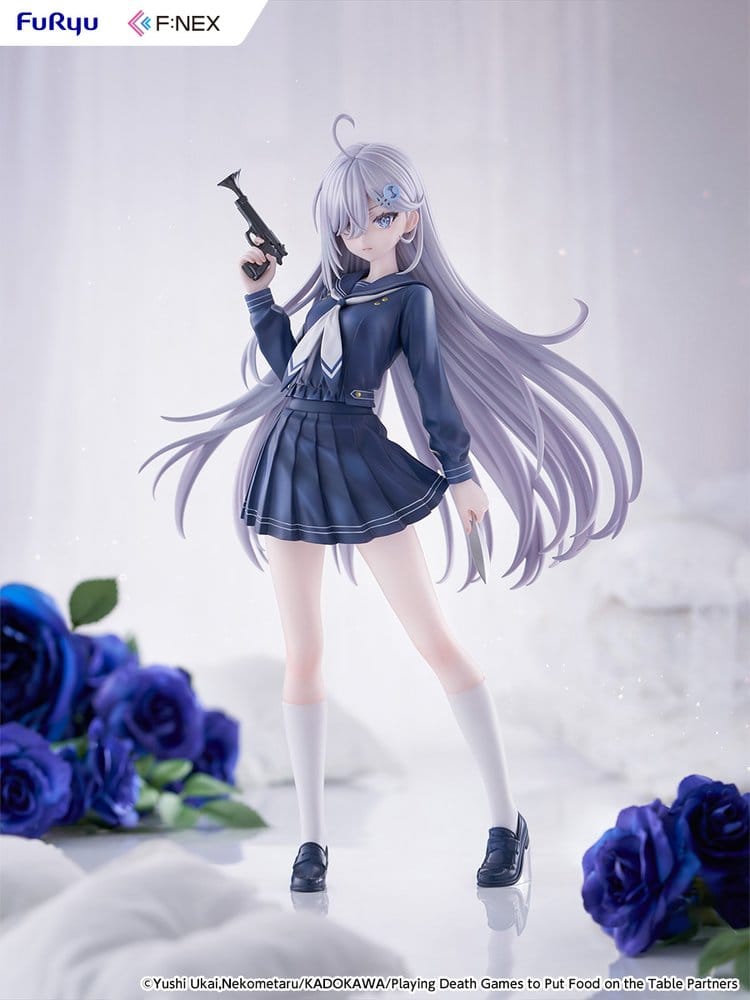 Playing Death Games to Put Food on the Table PVC Figur 1/7 Yuki School Uniform Ver. 24 cm