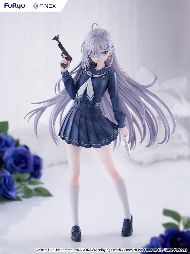 Playing Death Games to Put Food on the Table PVC Figur 1/7 Yuki School Uniform Ver. 24 cm
