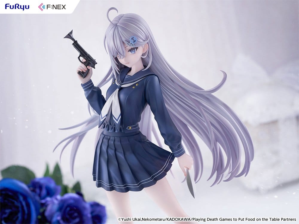 Playing Death Games to Put Food on the Table PVC Figur 1/7 Yuki School Uniform Ver. 24 cm