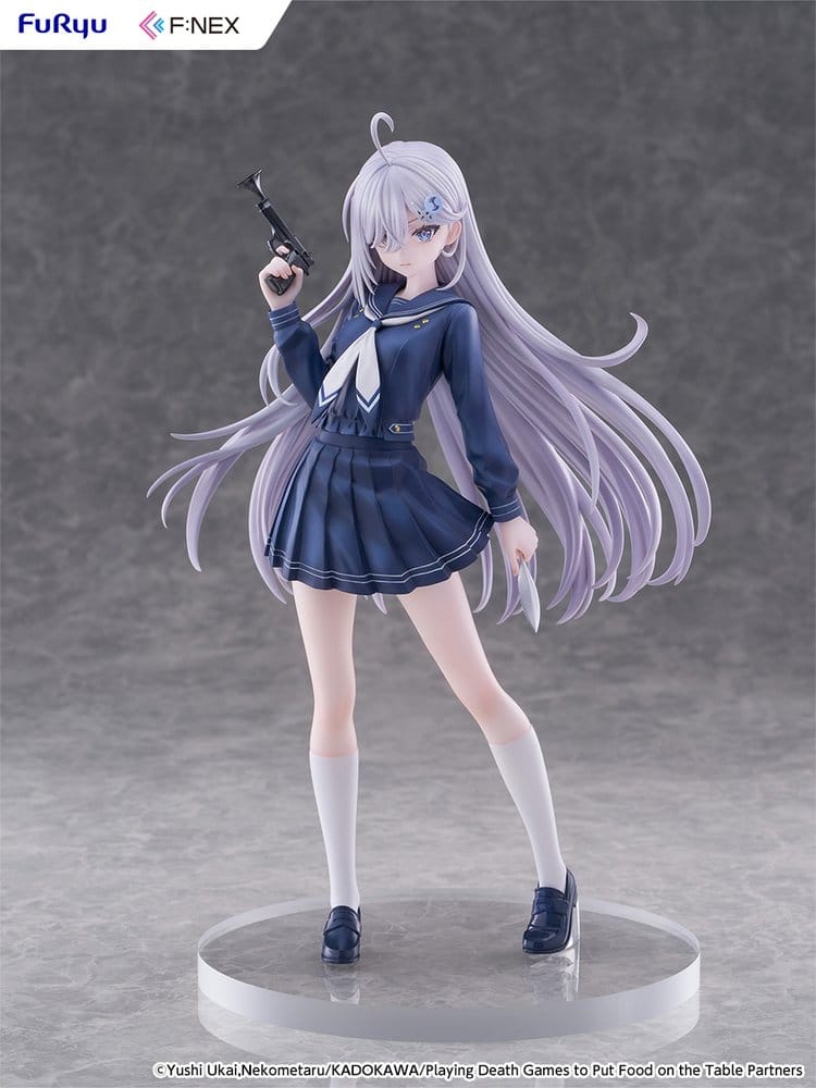 Playing Death Games to Put Food on the Table PVC Figur 1/7 Yuki School Uniform Ver. 24 cm
