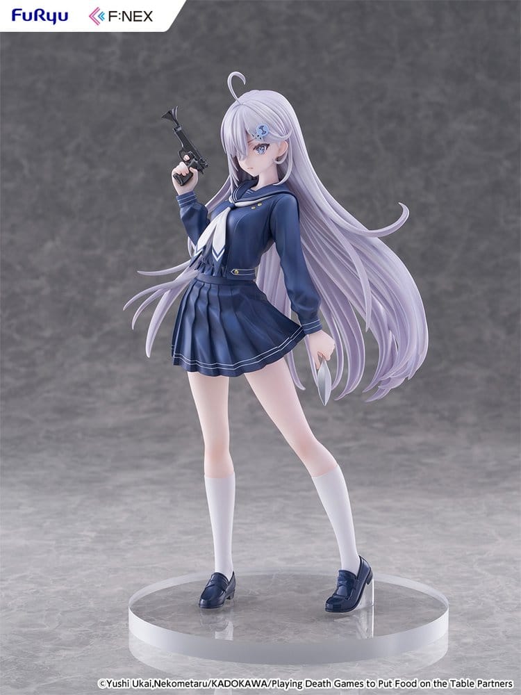 Playing Death Games to Put Food on the Table PVC Figur 1/7 Yuki School Uniform Ver. 24 cm