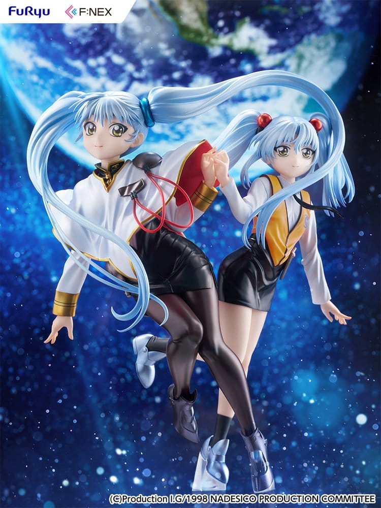 Nadesico the movie The prince of darkness PVC Figur 1/7 Ruri Hoshino double ruriruri Ver. 22 cm