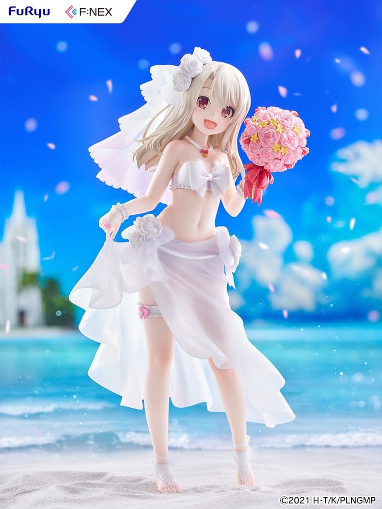 Fate/kaleid liner Prisma Illya: Licht - The Nameless Girl F:NEX PVC Figur 1/7 Illyasviel von Einzbern Wedding Swimsuit Ver. 21 cm