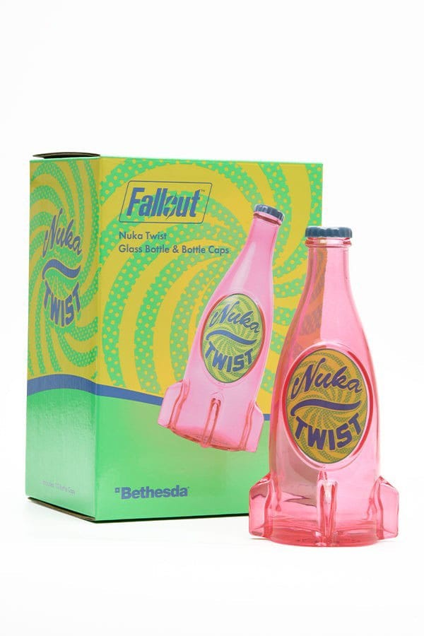 Fallout Bottle Series Replik Glass Bottle & Cap Nuka Twist