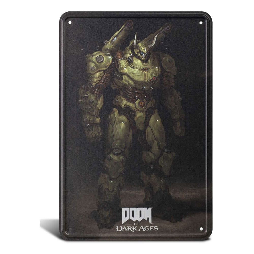 Doom The Dark Ages Metallschild Atlan 20 x 30 cm